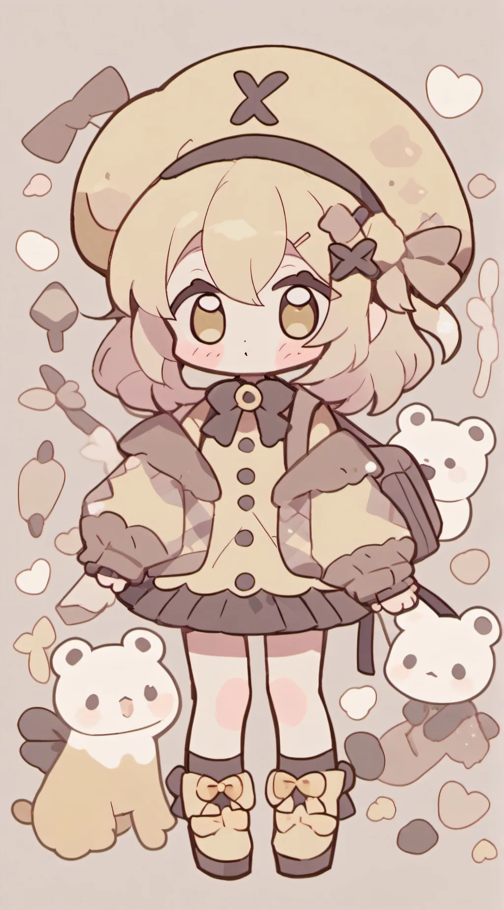 ai character: X from BFB background