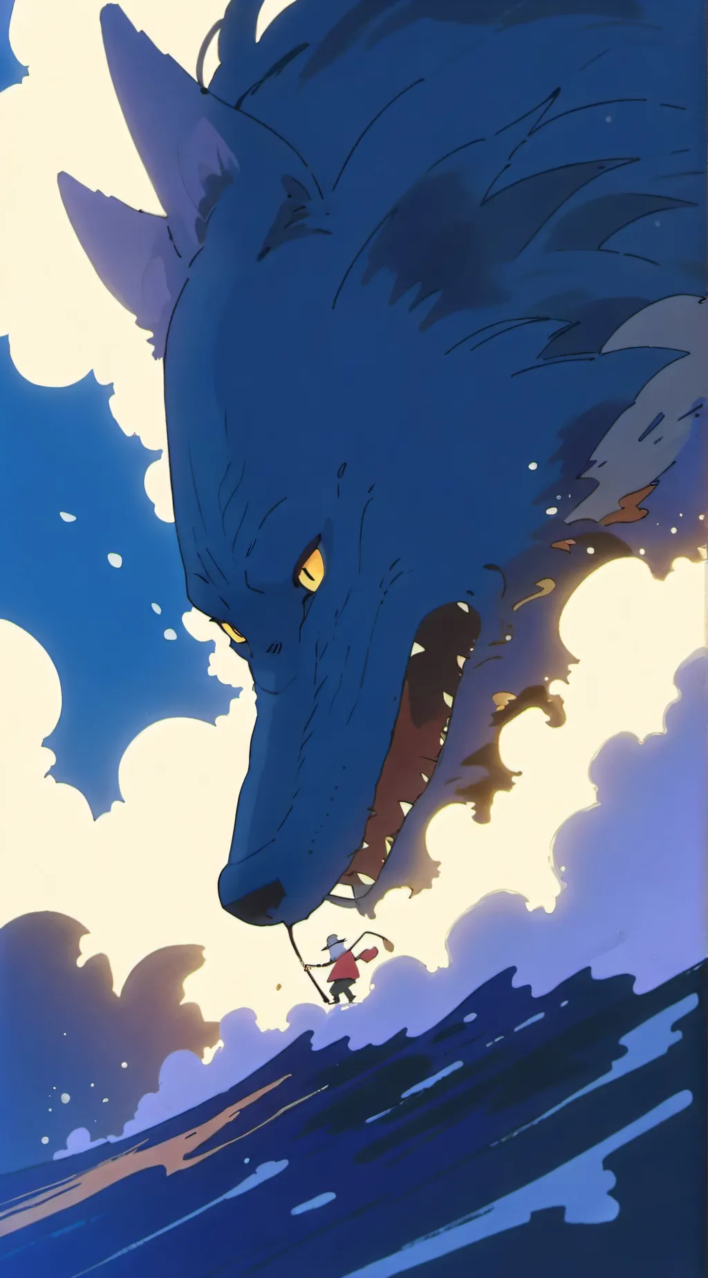 ai character: Sukuna X Megumi background