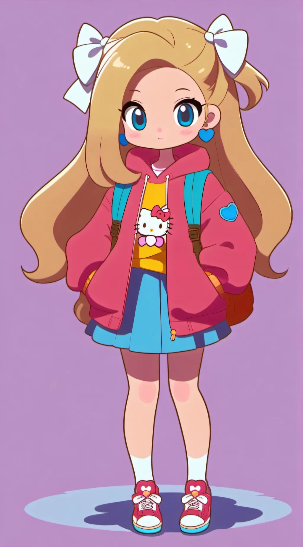 ai character: •°Annie°• background