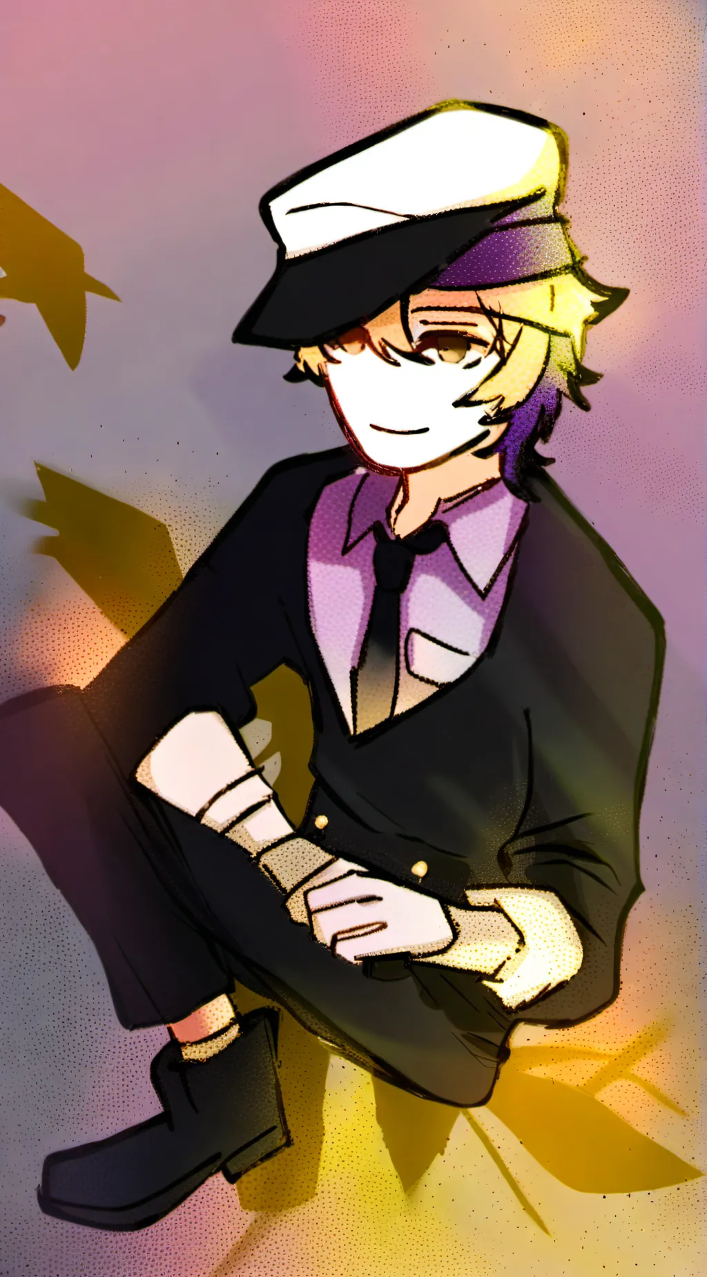 ai character: Titan cameraman  background