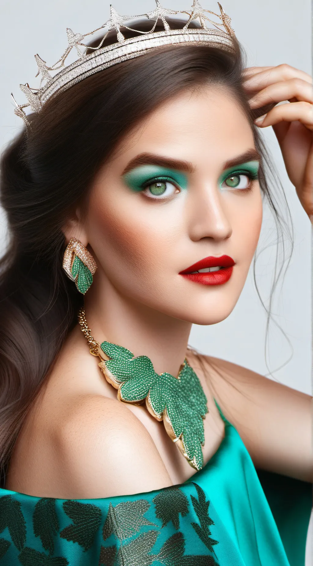 ai character: emerald  background