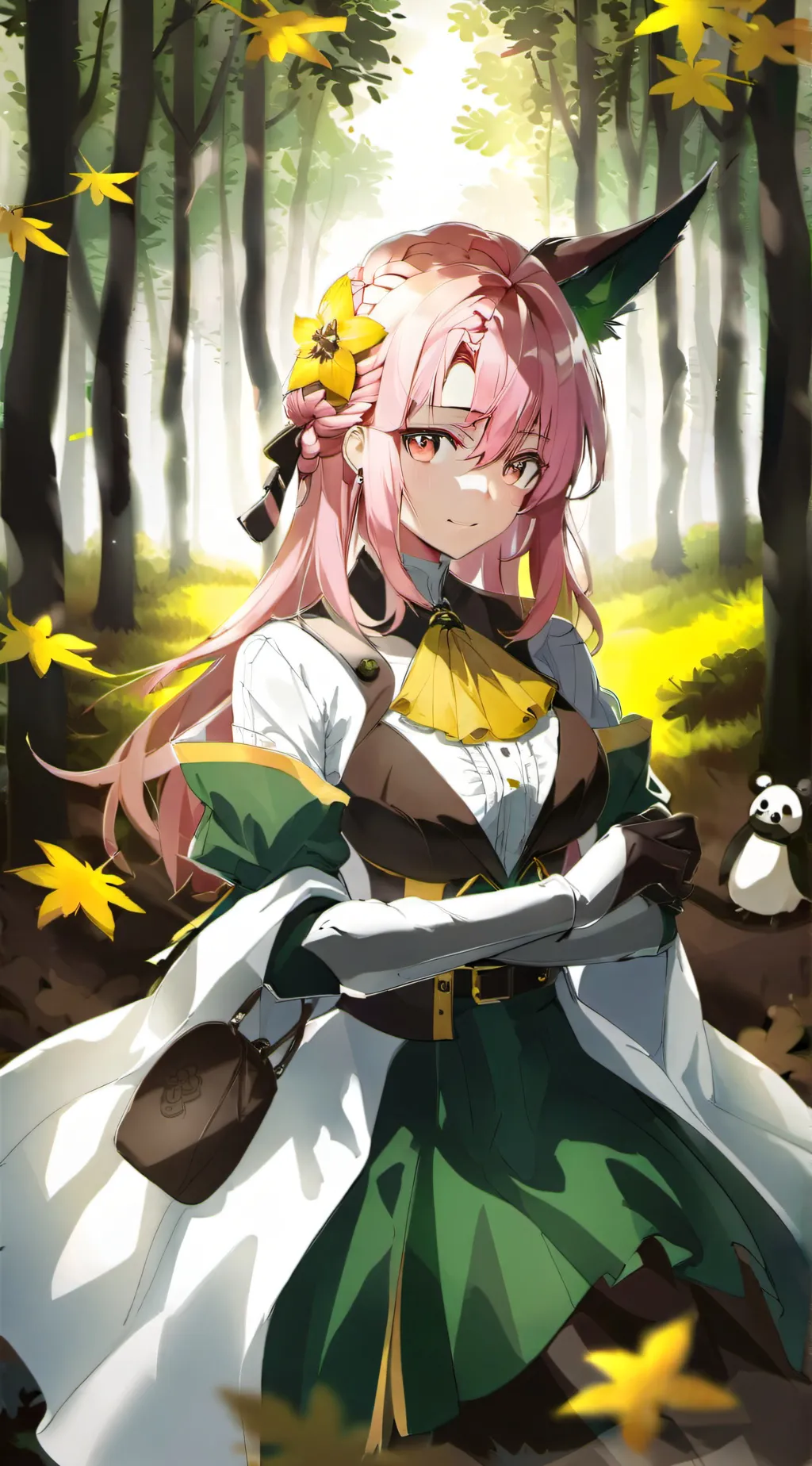 ai character: Mitsuri  background