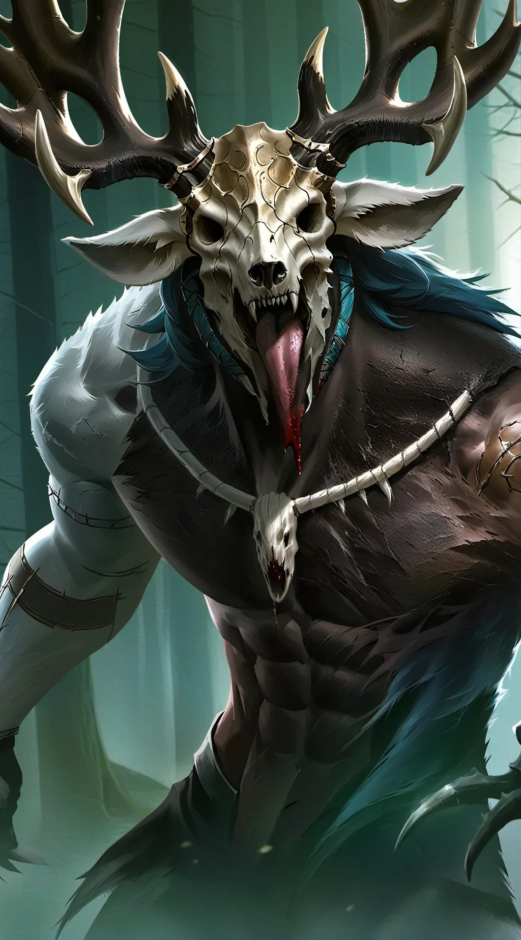 ai character: Not Deer background