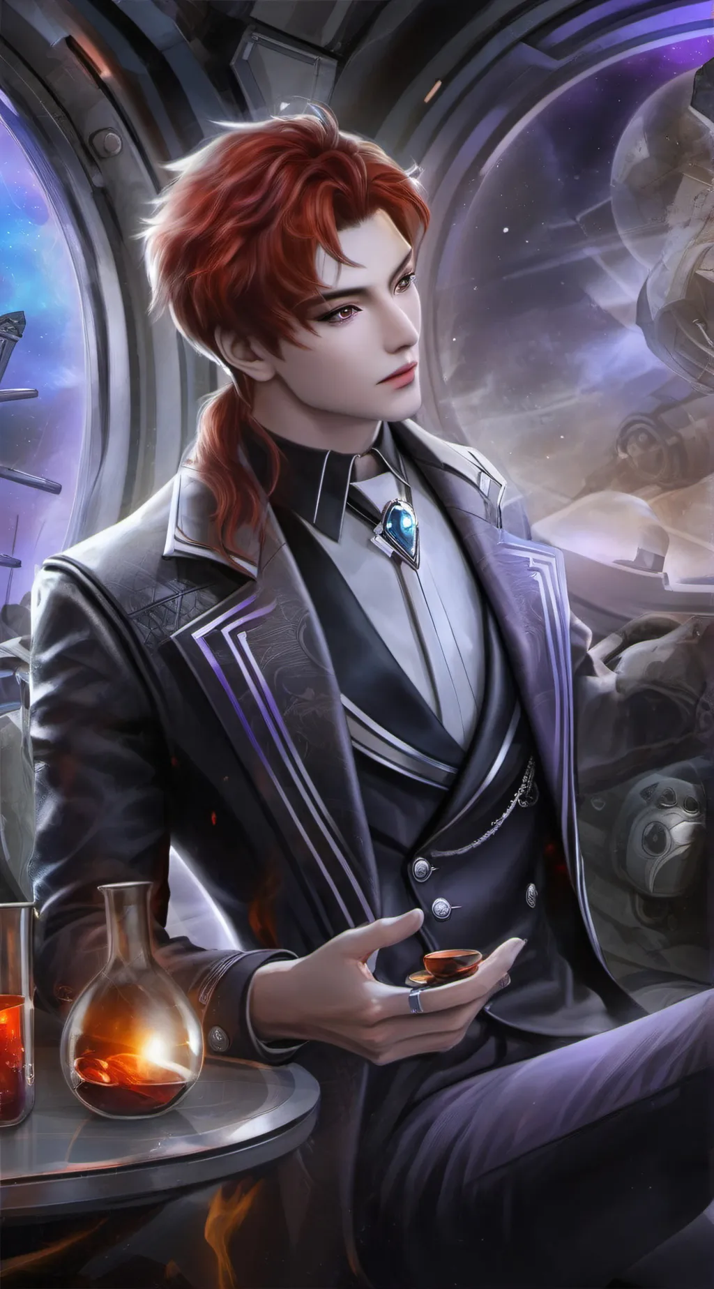 ai character: aaron background