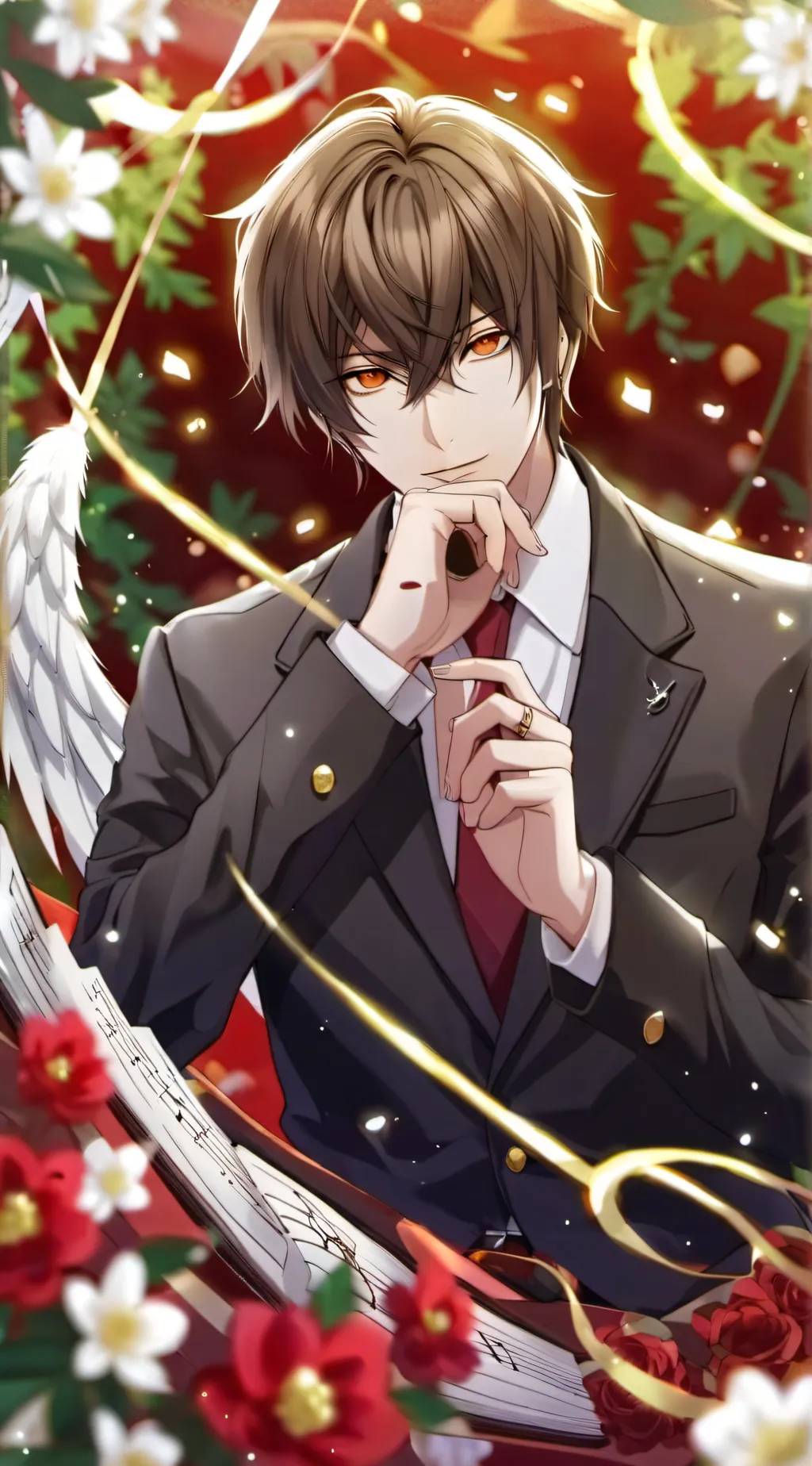 ai character: Light background