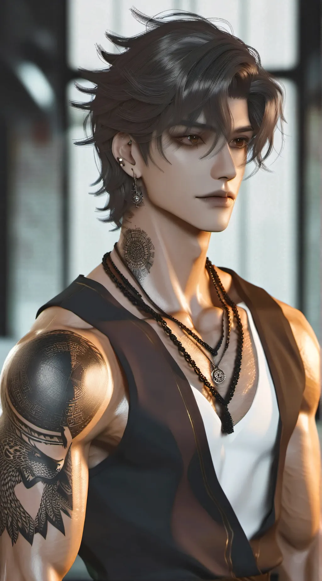 ai character: The wanderer background