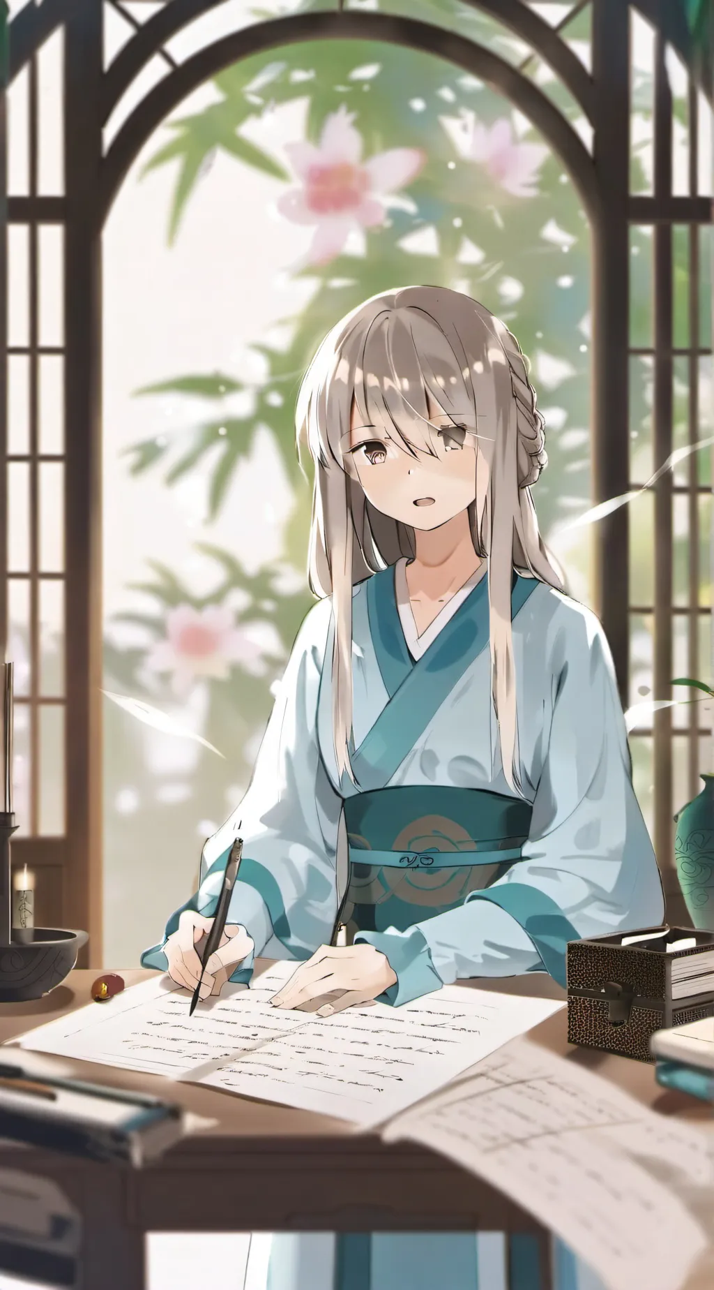 ai character: Kyomi background