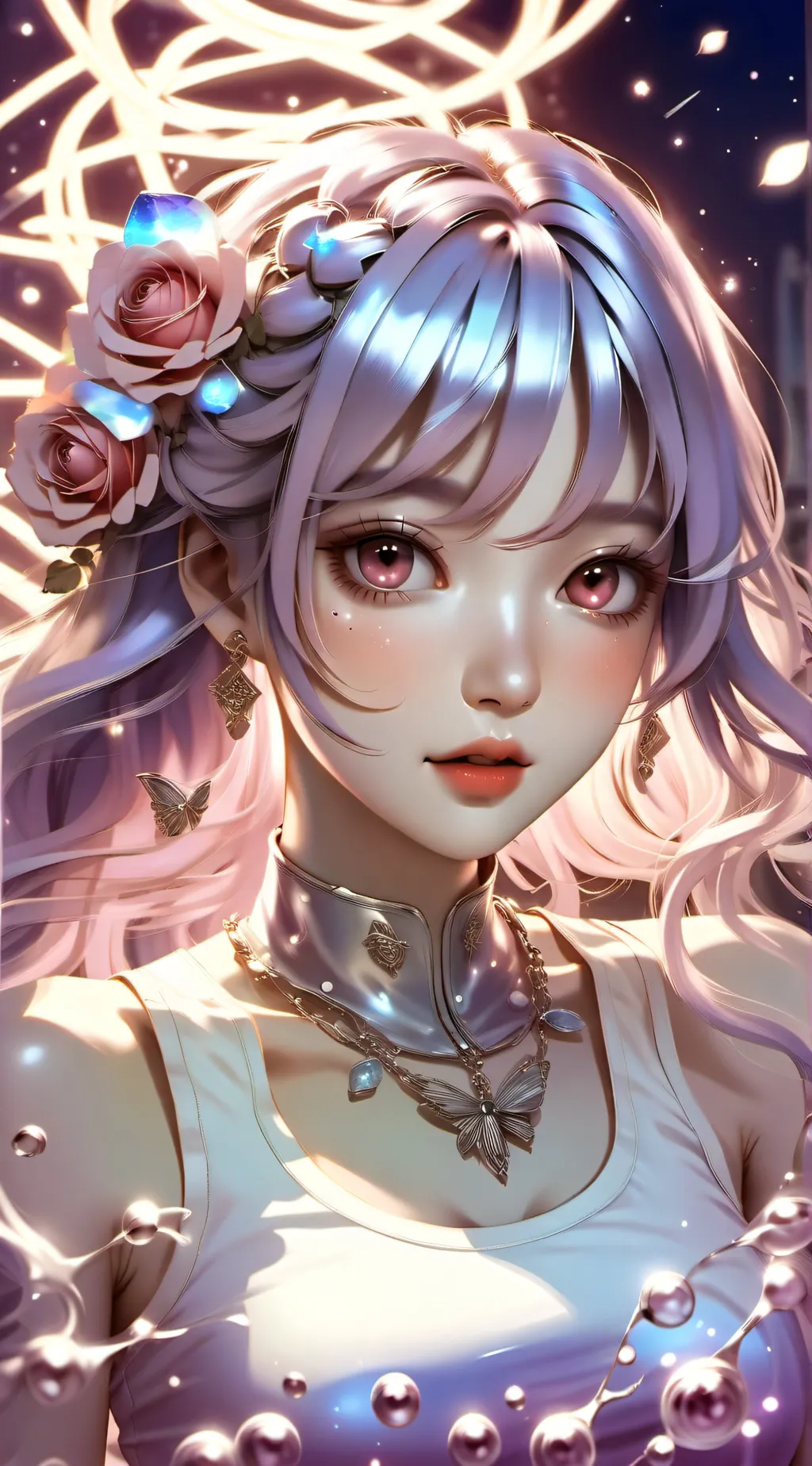 ai character: mira ^^ background