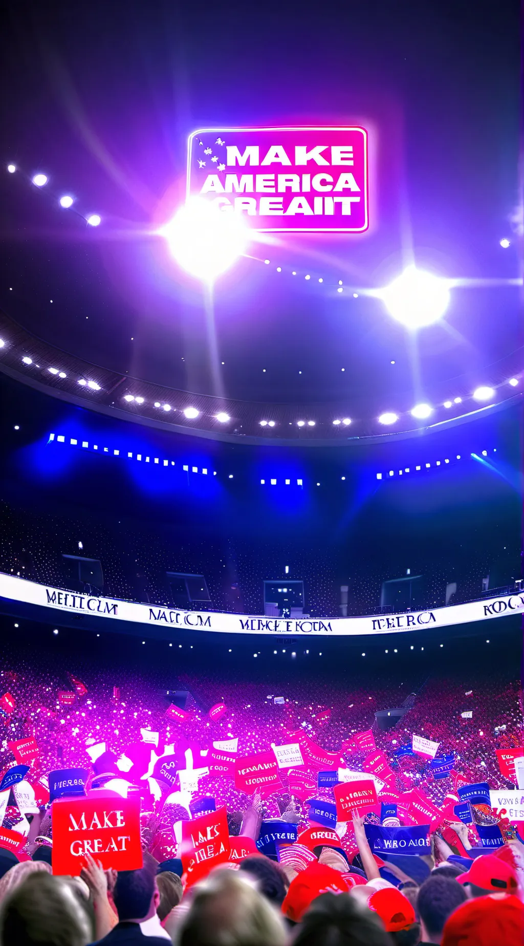 ai character: Trump Supporters  background