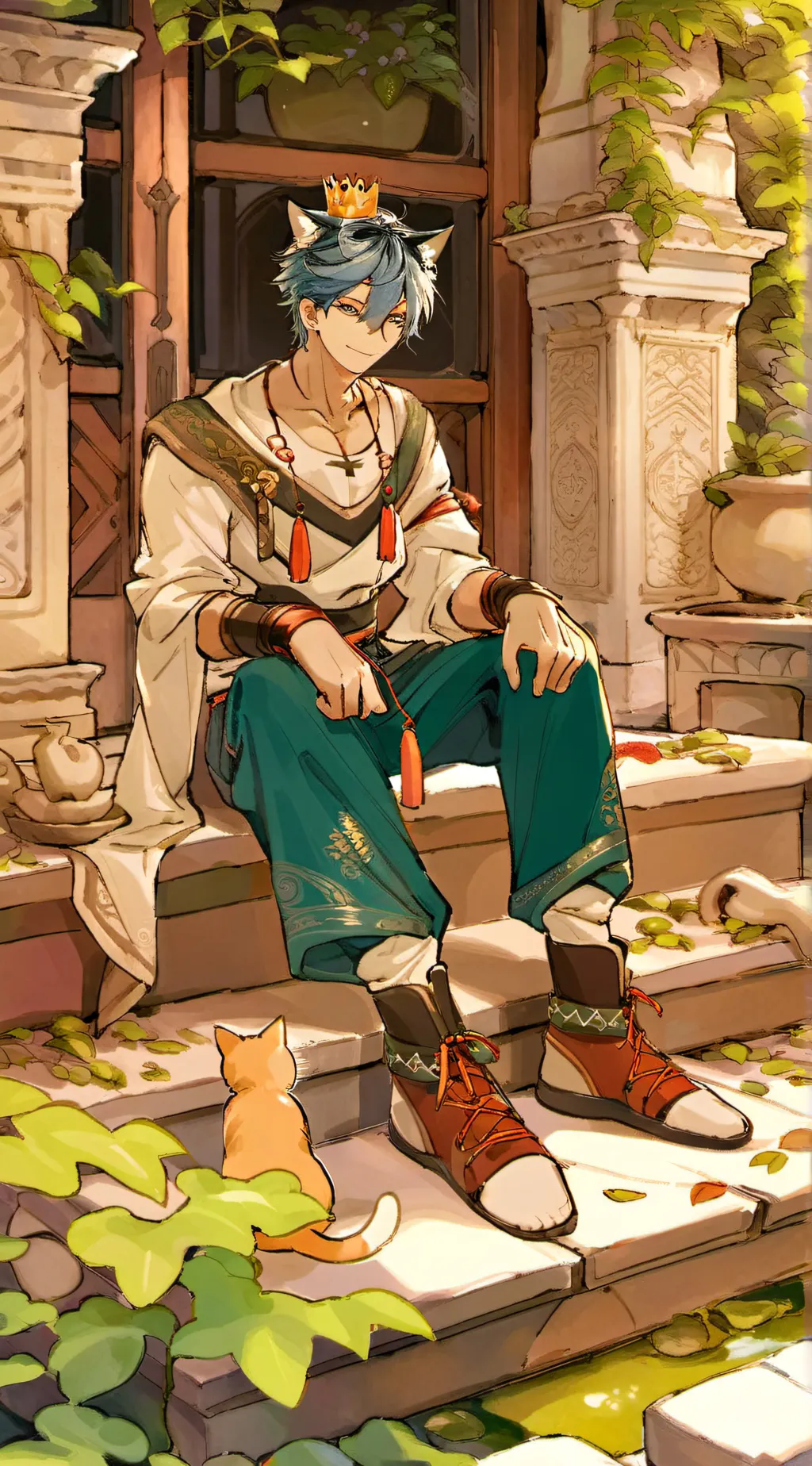 ai character: Kai background