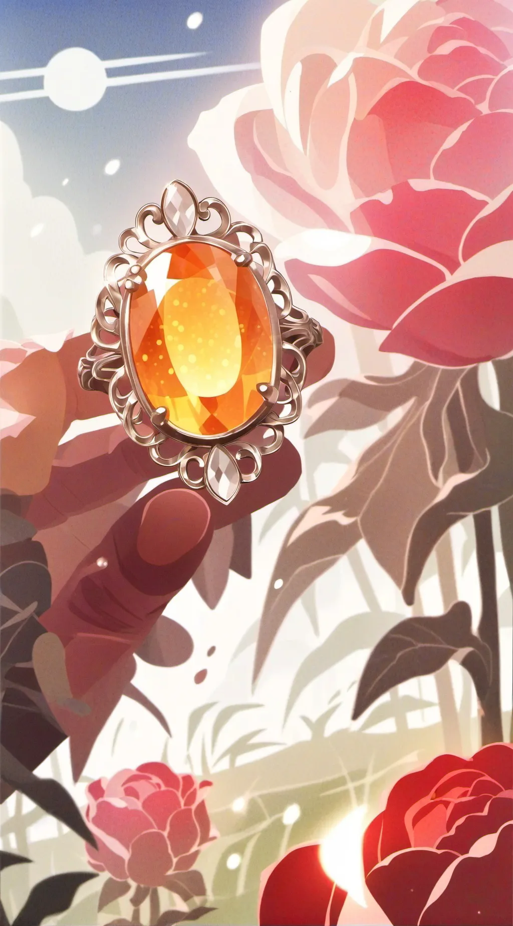 ai character: sundropvsmoondrop background