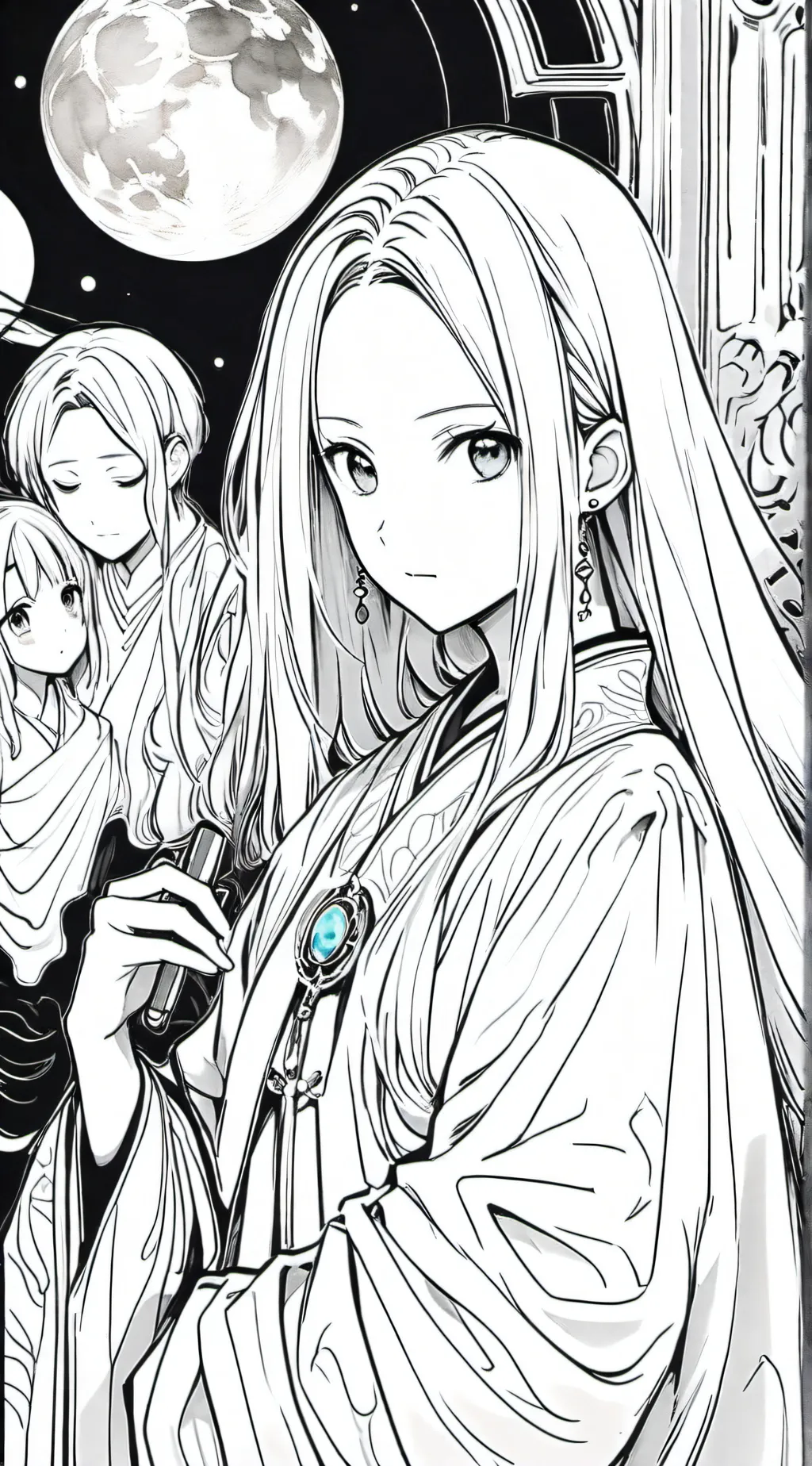 ai character: HH ghost hunting background