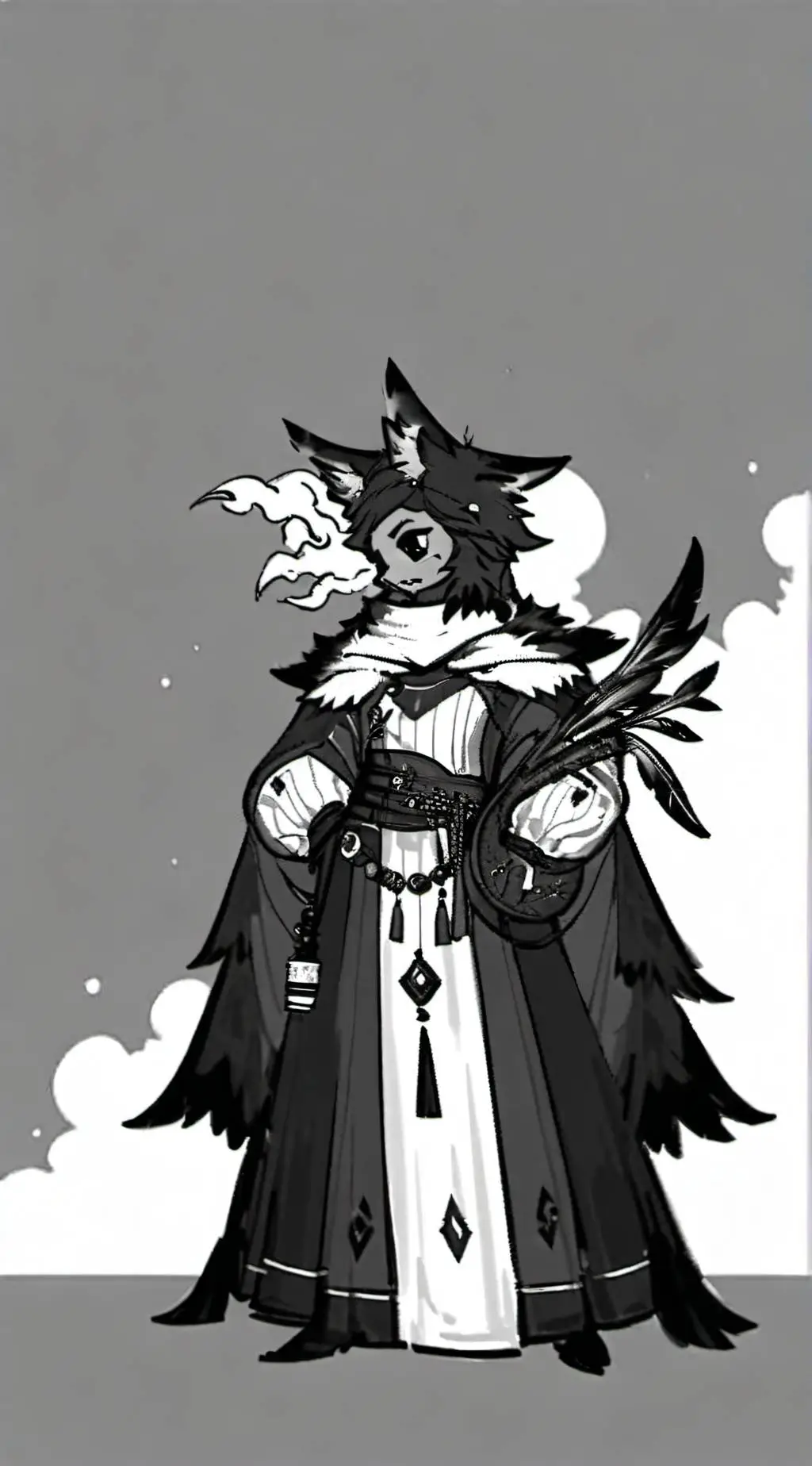 ai character: The Wolf King background