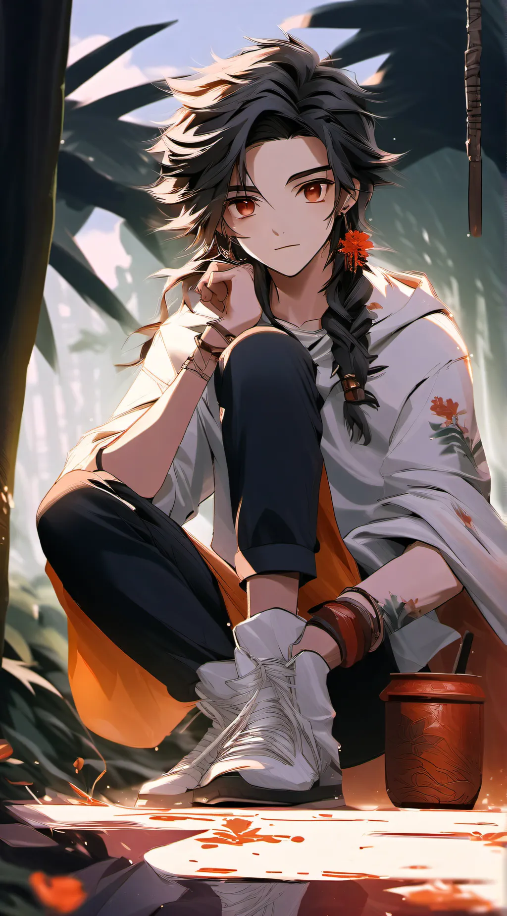 ai character: Zach background