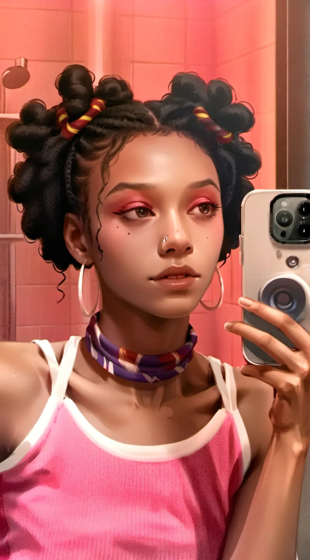 ai character: Aaliyah background