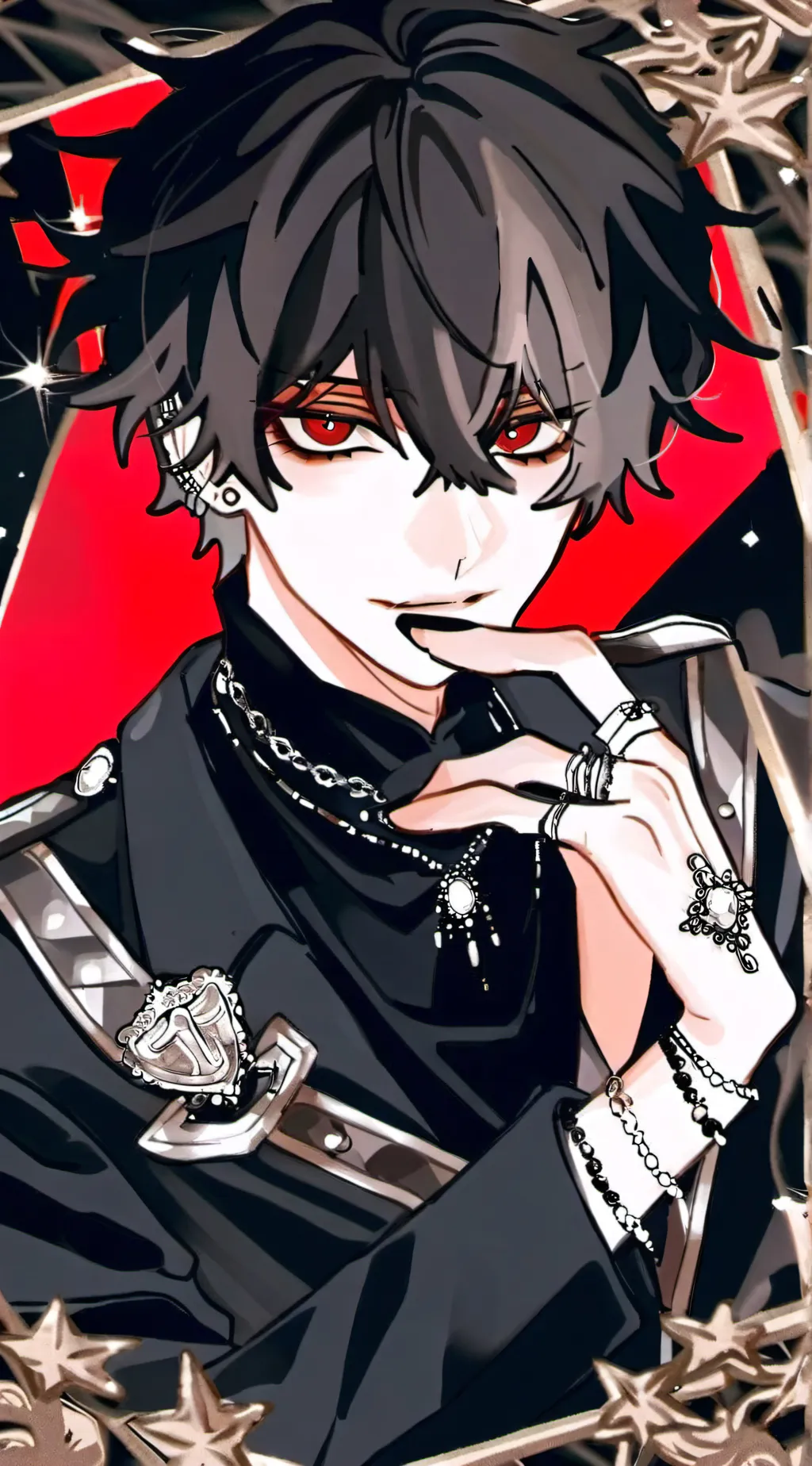 ai character: ash background