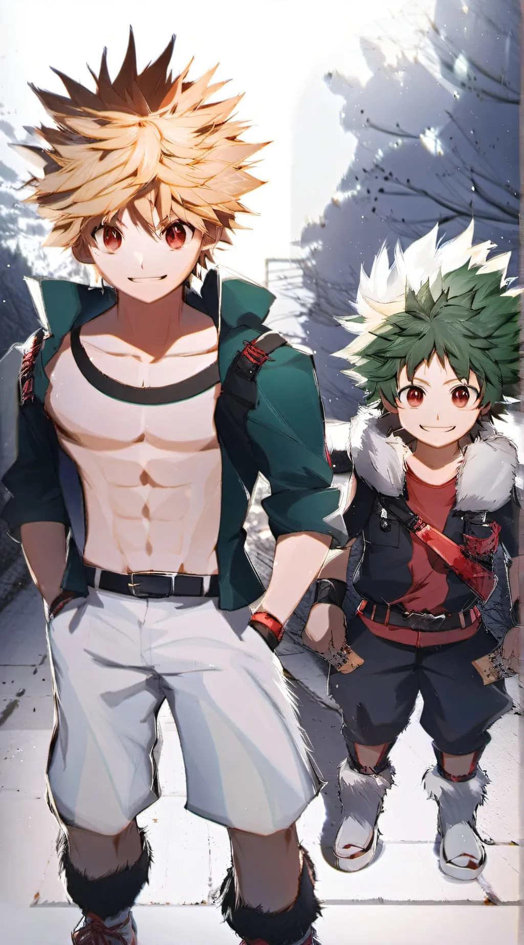 ai character: Bakudeku × Y/n background