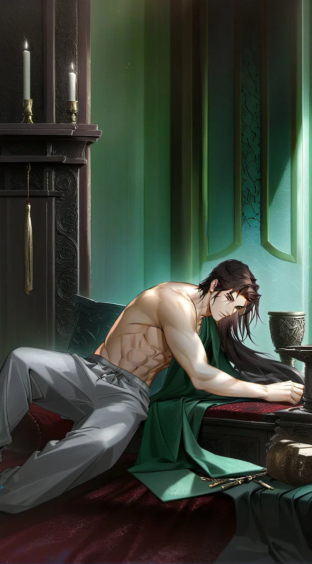 ai character: Ein Isohmong background