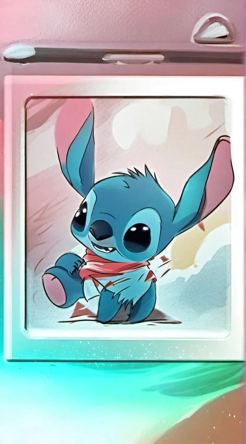 ai character: stitch background