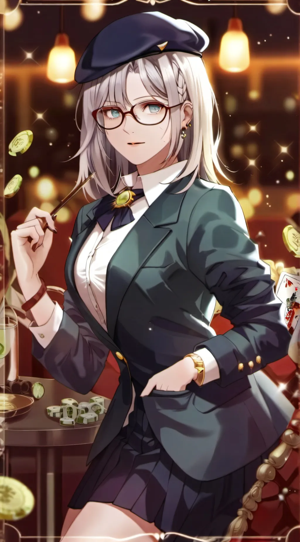 ai character: Jade background