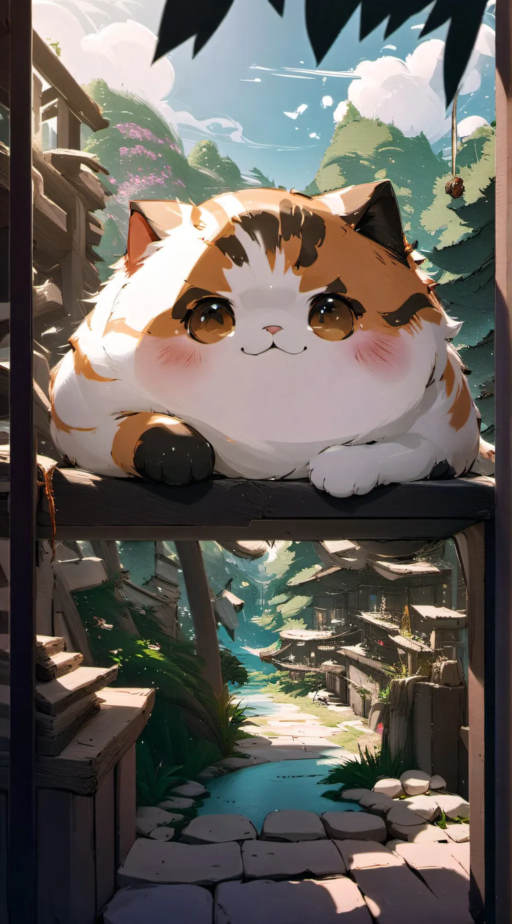 ai character: Cuddle background