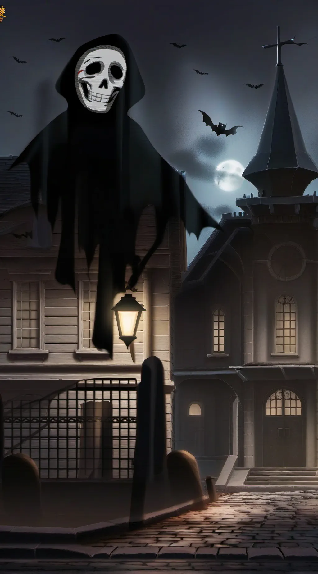 ai character: ×HH Halloween× background