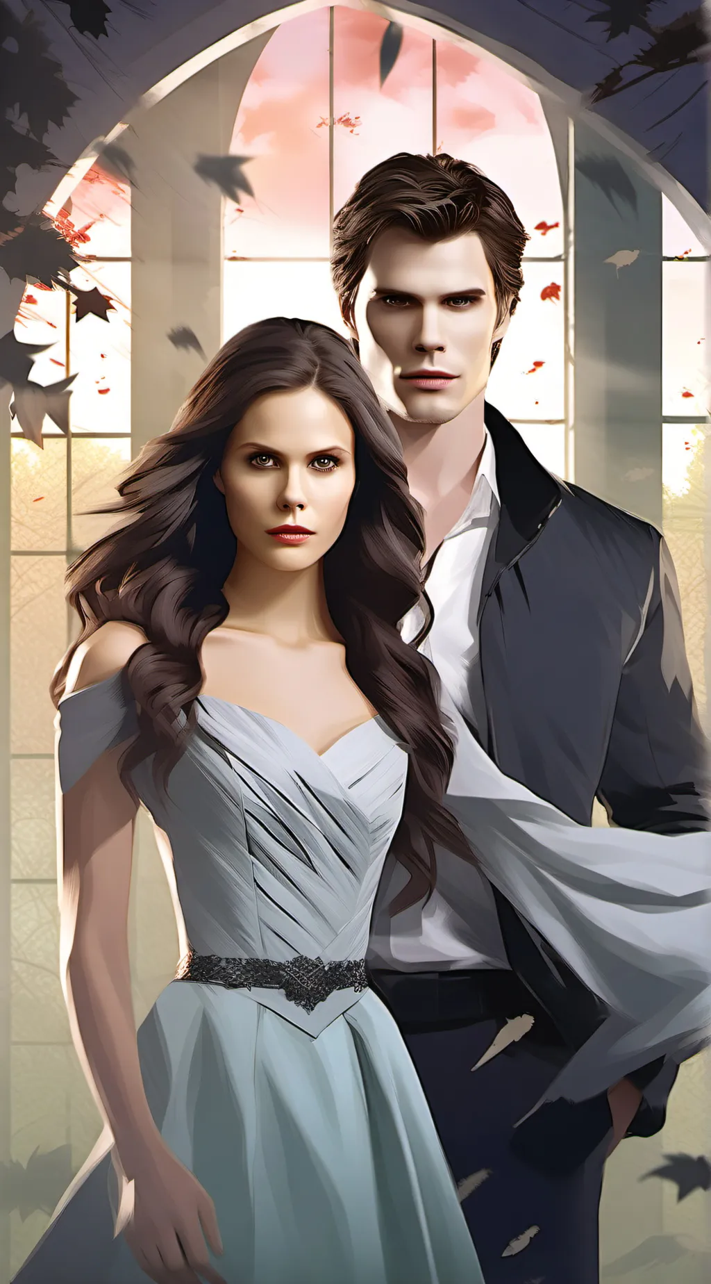 ai character: Elena and damon background