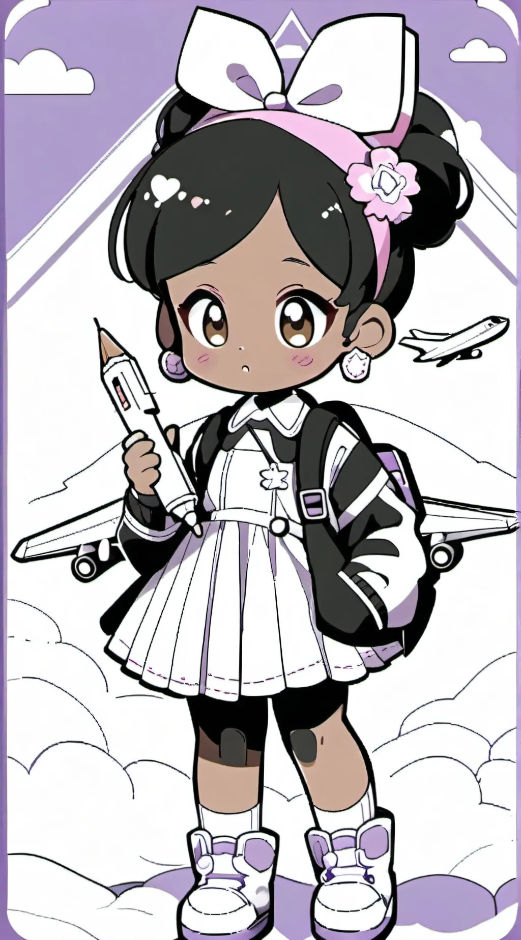 ai character: Rose background