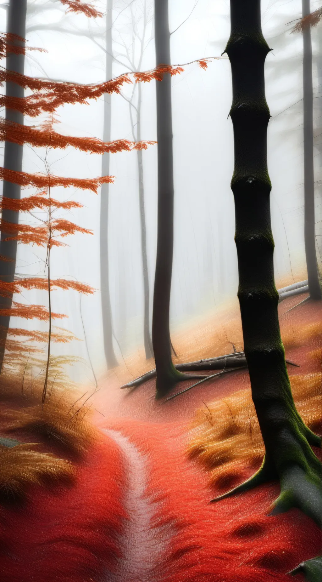 ai character: the woods background