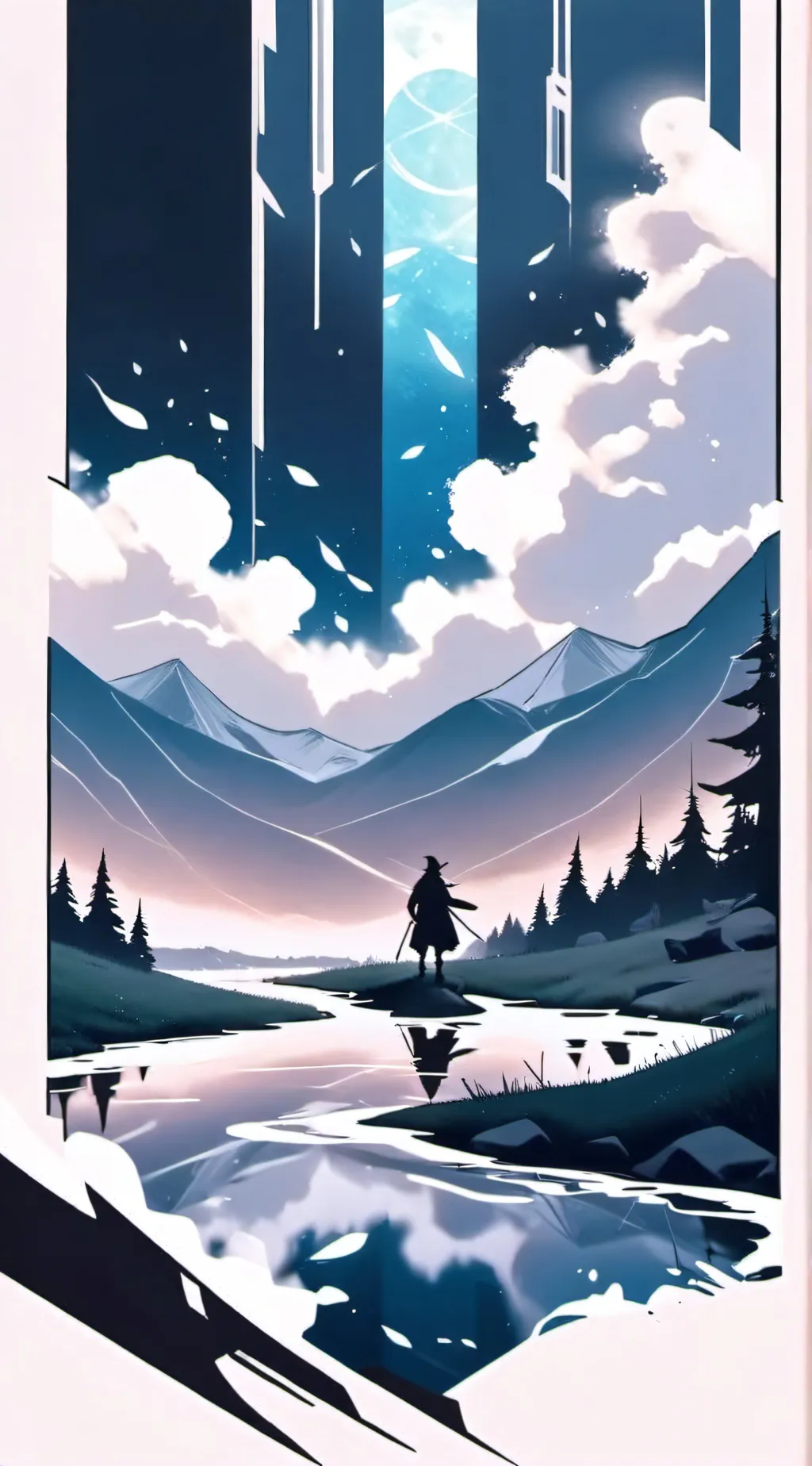 ai character: △iden background