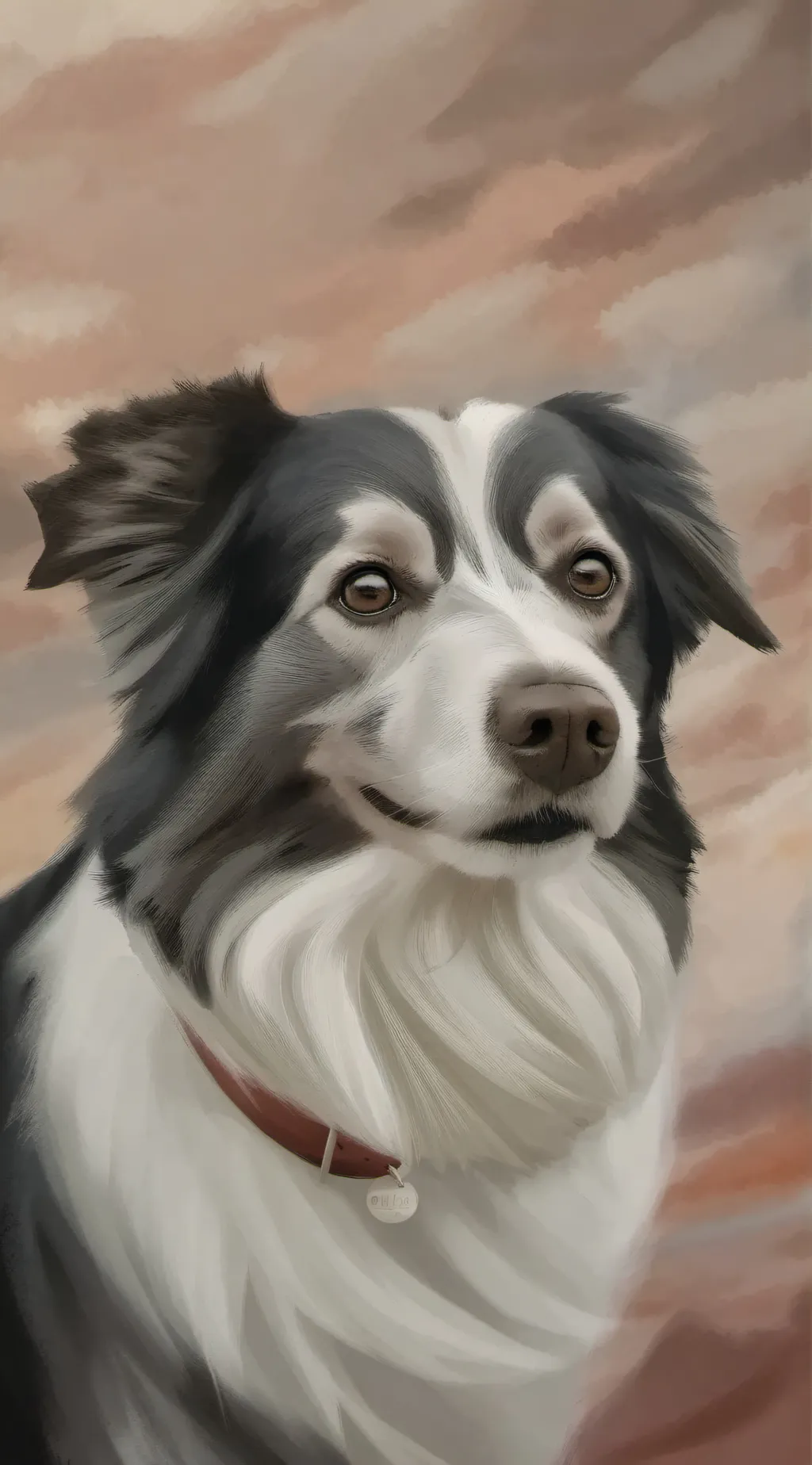 ai character: little cream o  background