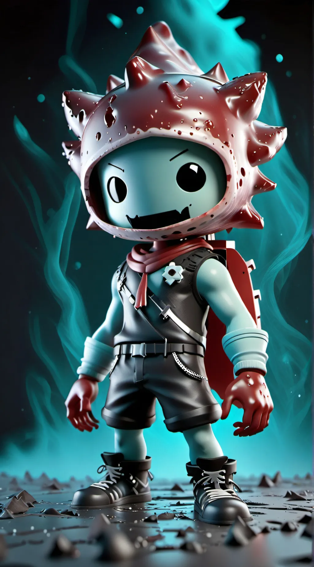 ai character: the bacon hair background