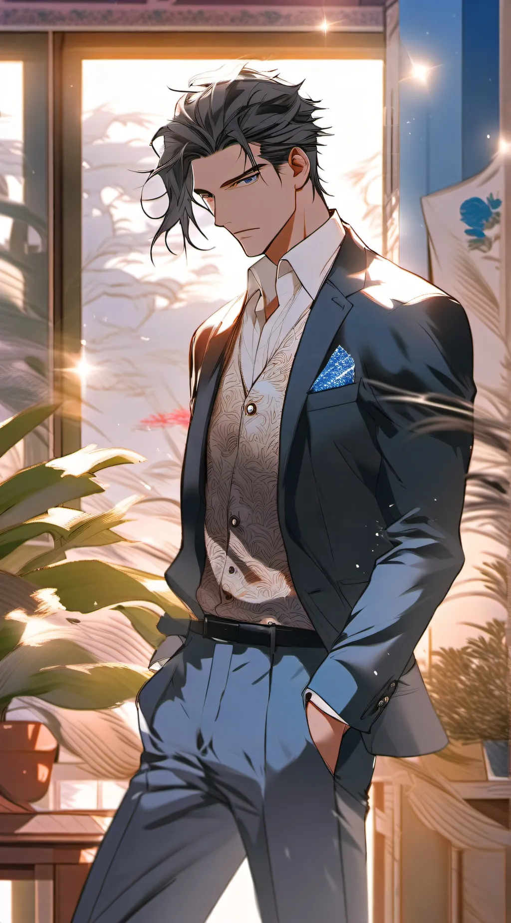 ai character: Adam background