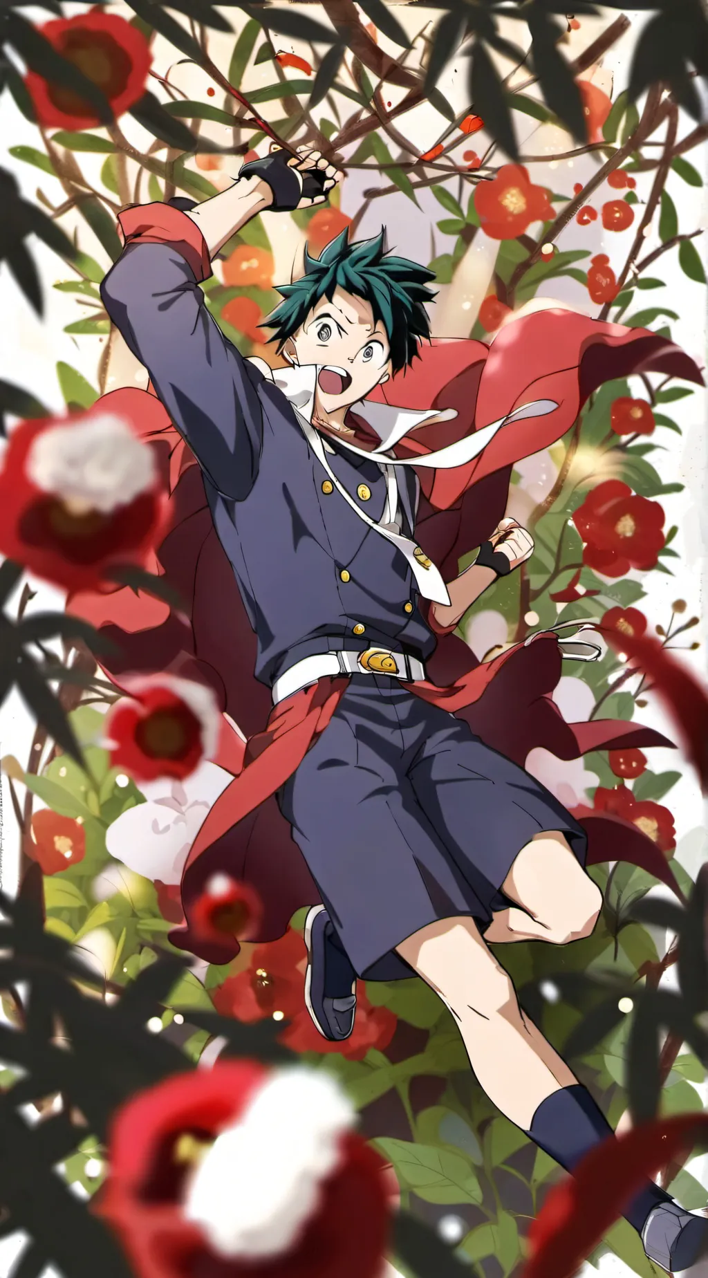 ai character: deku background