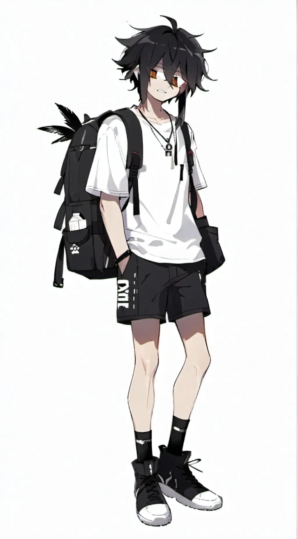 ai character: (fpe) 👁️👄👁️🤌 background