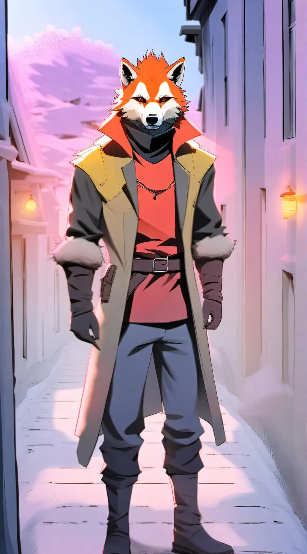 ai character: flare  background