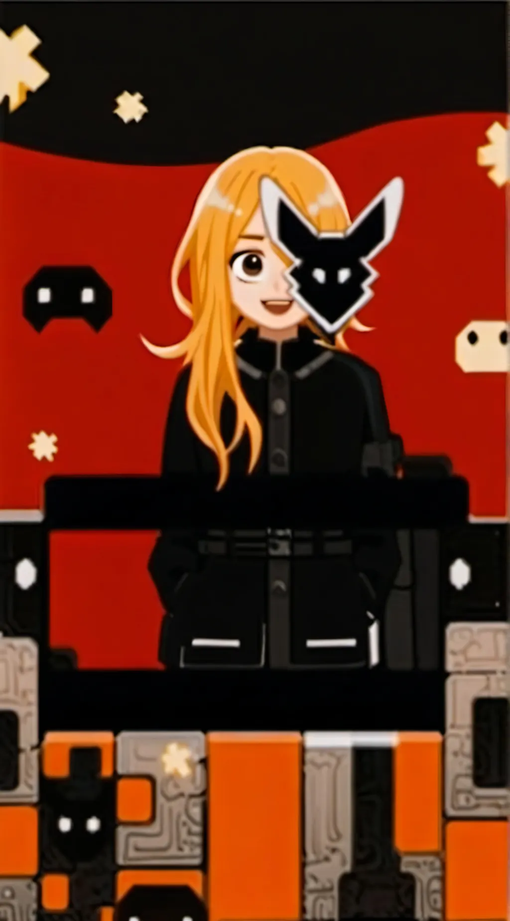 ai character: haiya hats all  background