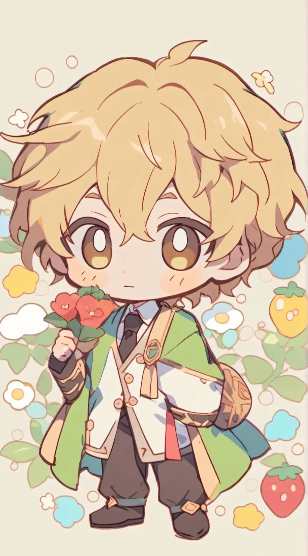 ai character: Bakugo  background