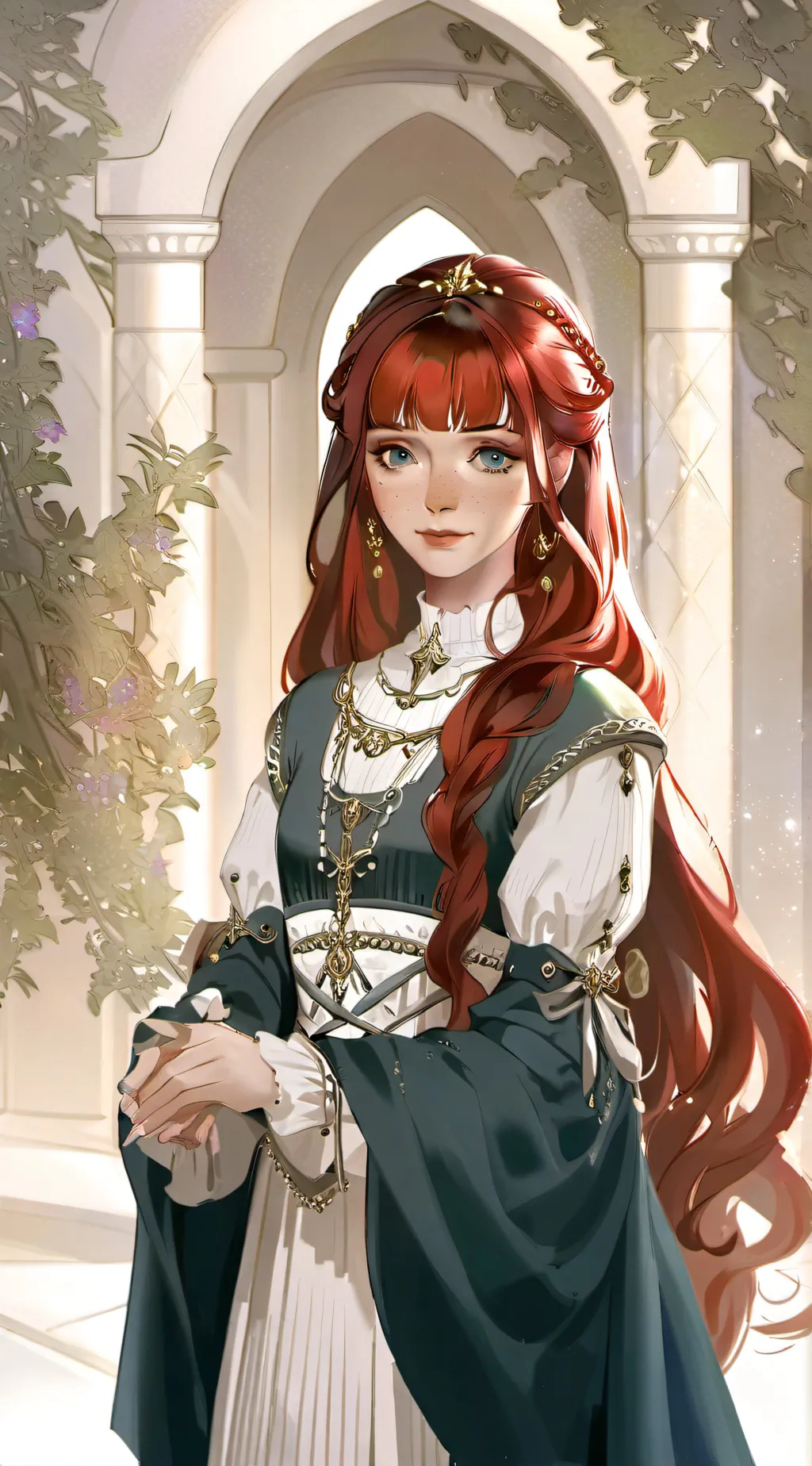 ai character: Celia McCullough  background