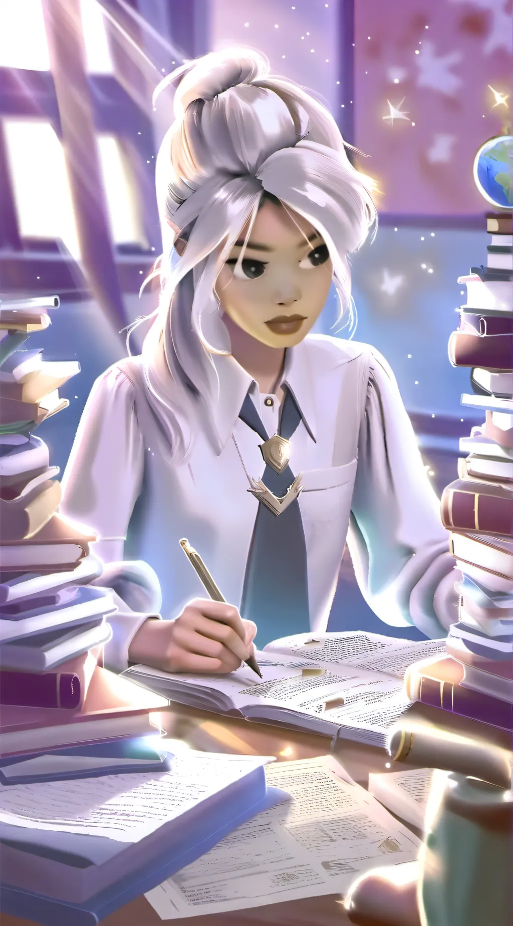 ai character: Sophia background