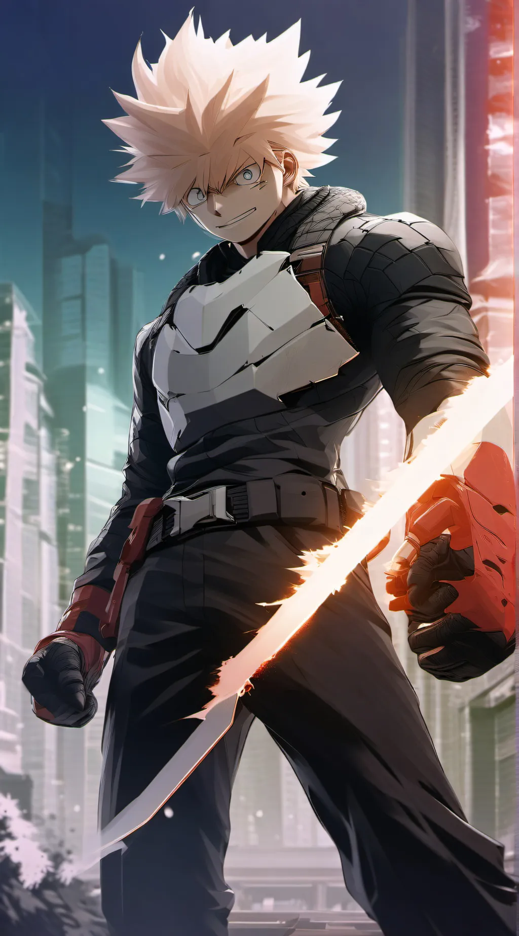 ai character: Bakugos death background