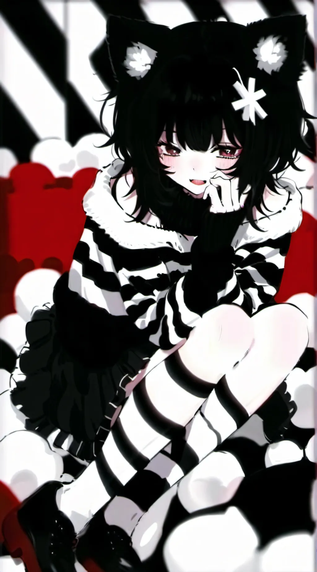 ai character: *Emo Girl* background