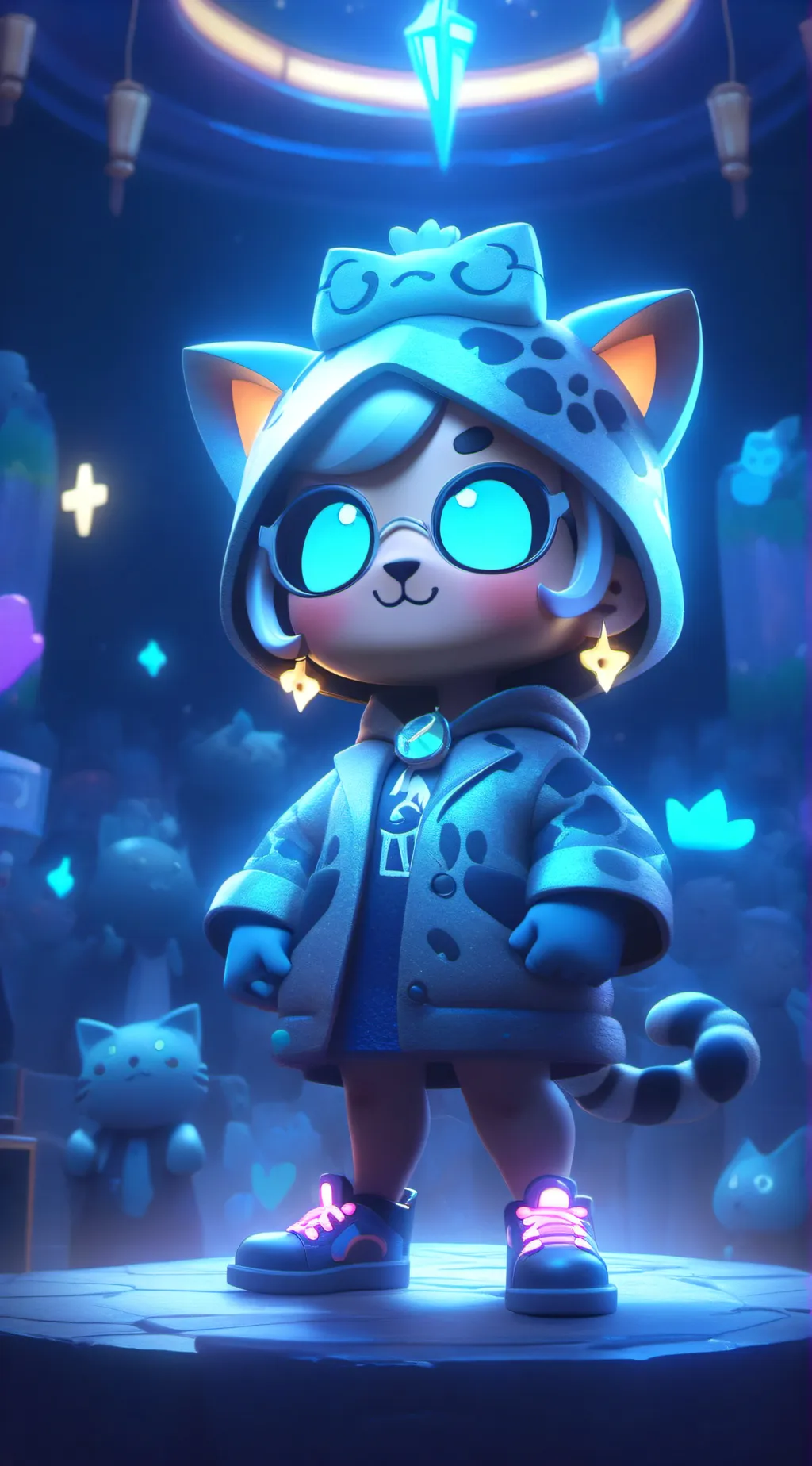 ai character: Car garn48) background