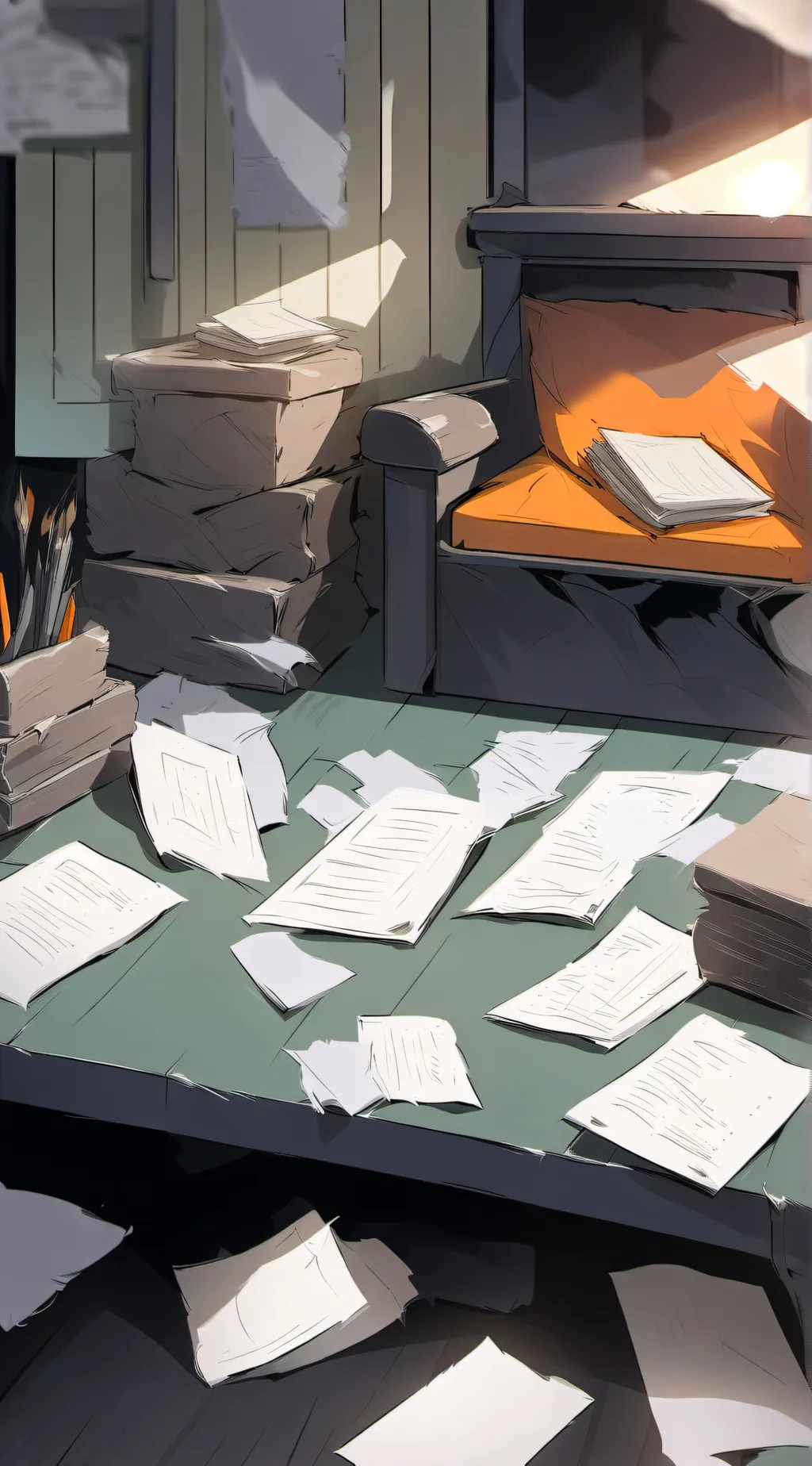 ai character: Fpe zombie virus background