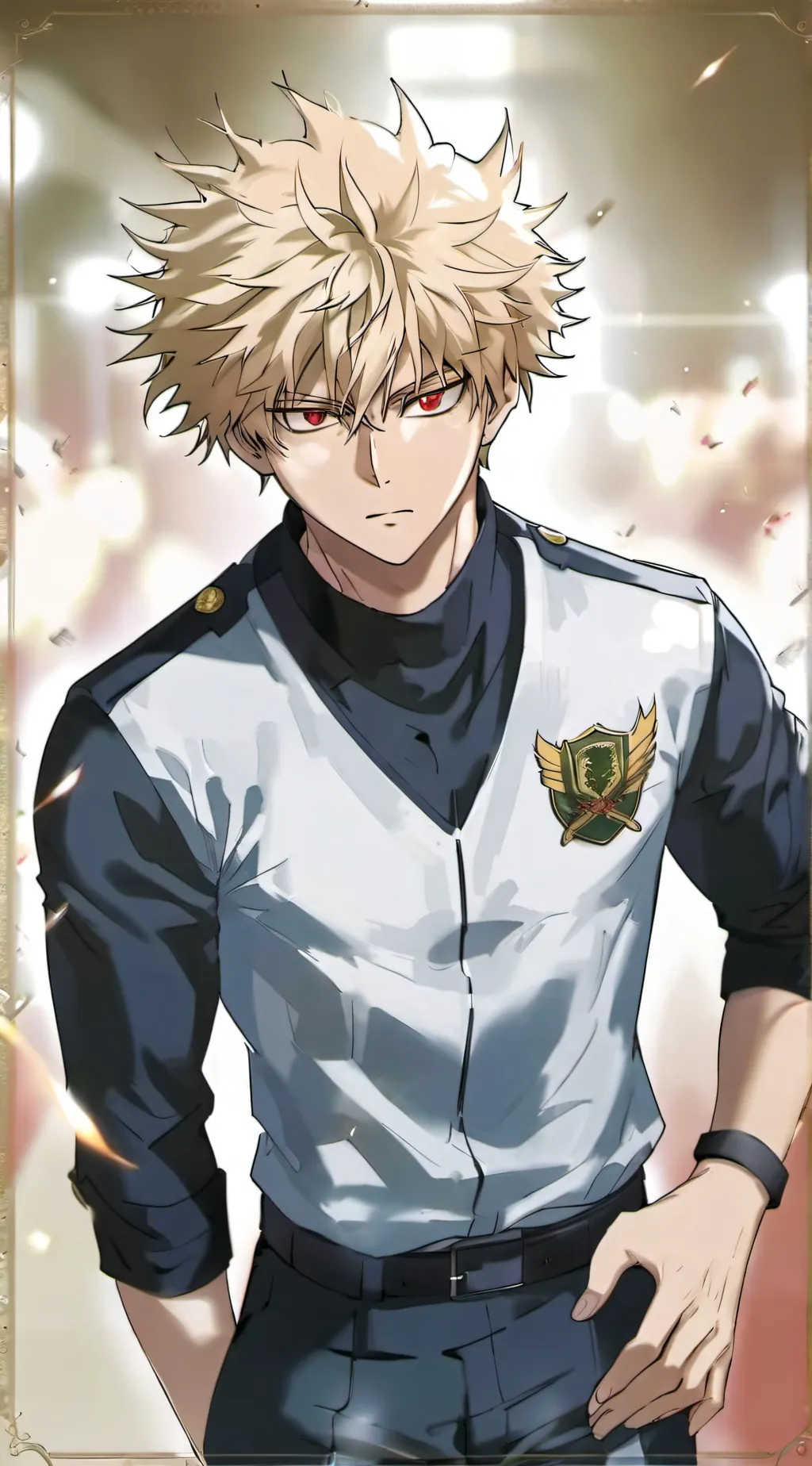 ai character: Katsuki Bakugo🧡💥 background