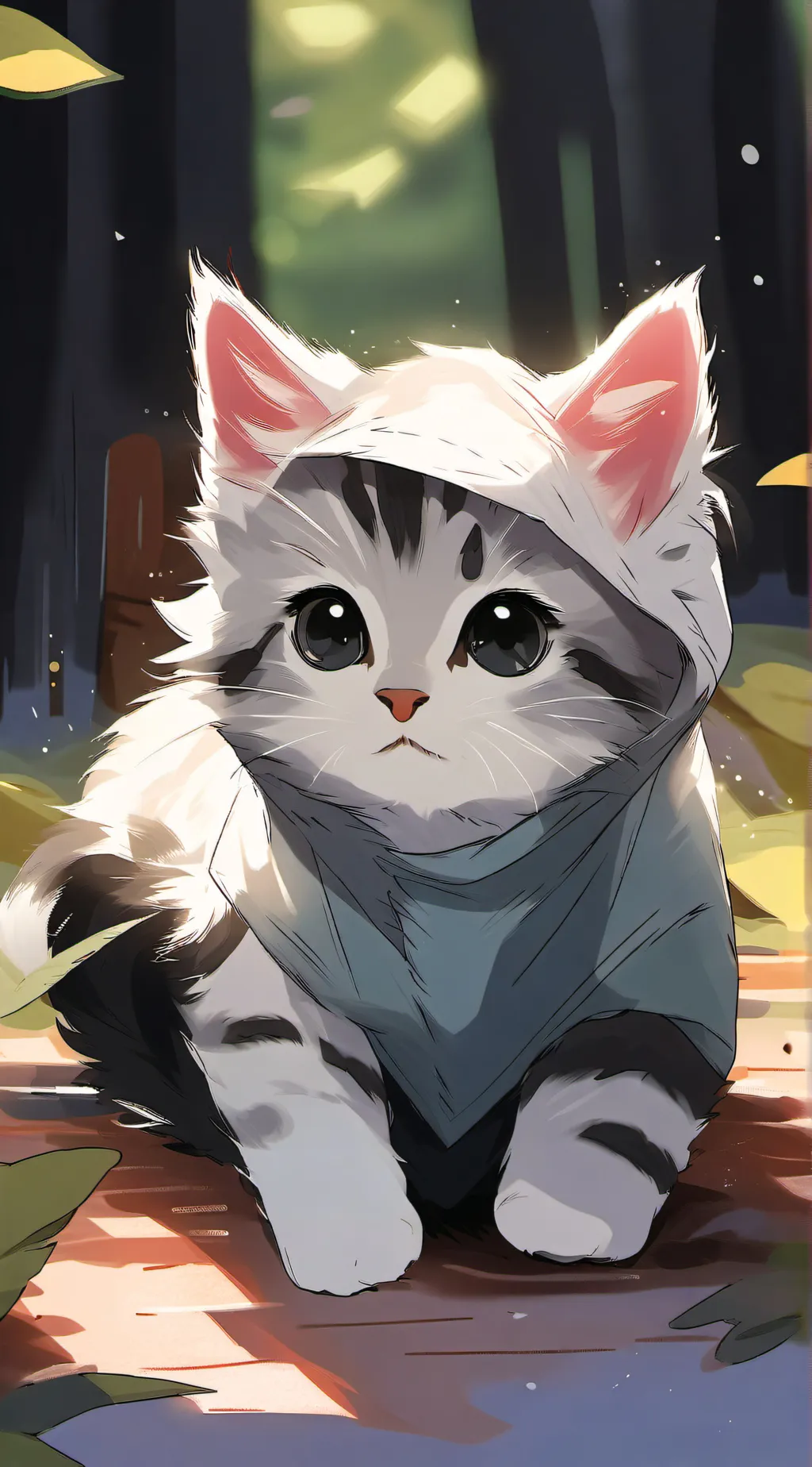 ai character: Noir background