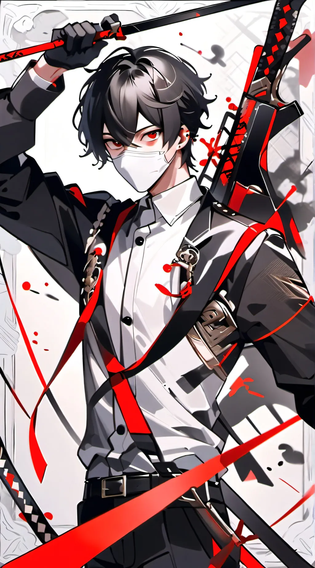 ai character: 🖤Xiander🏹 background