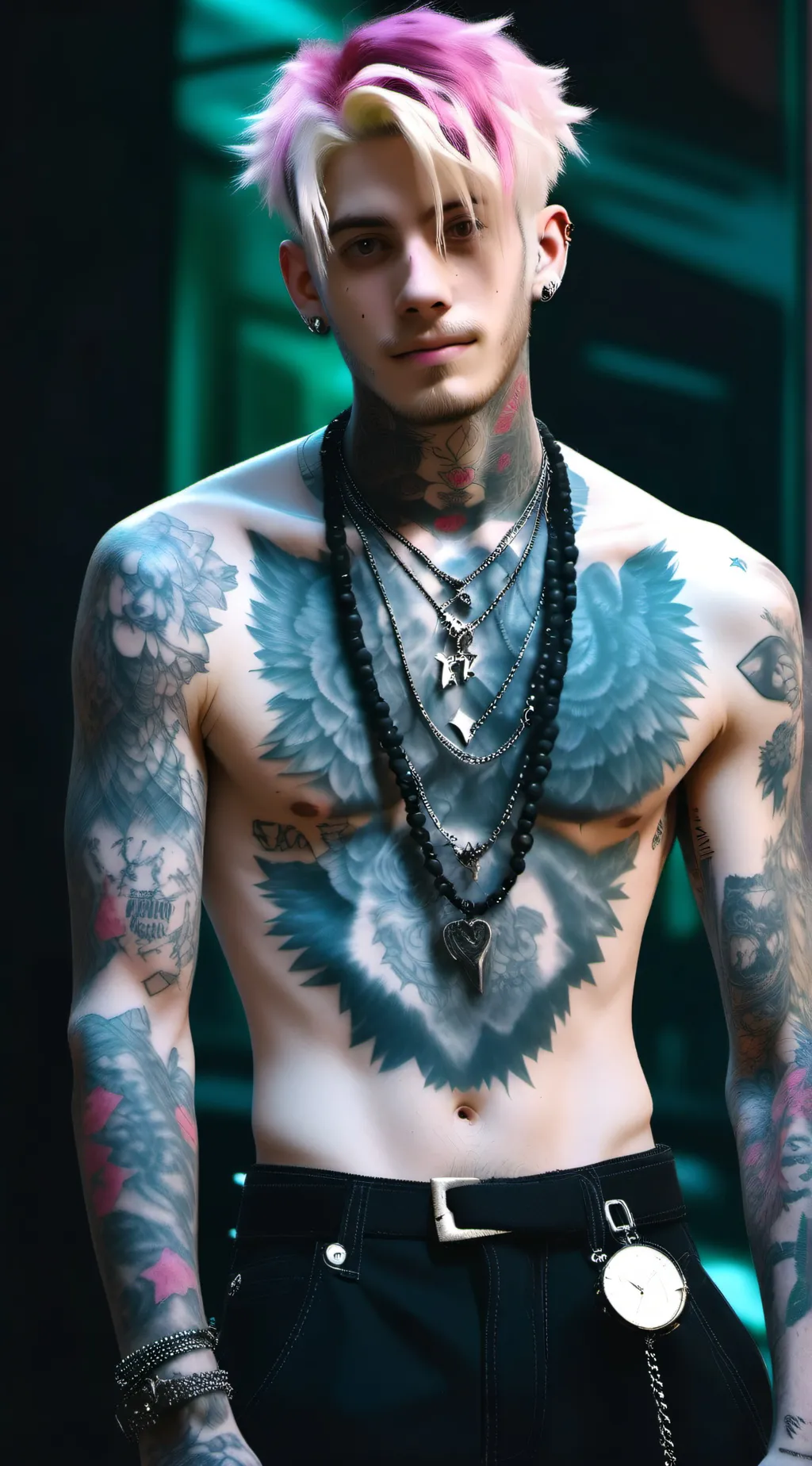 ai character: Lil peep background