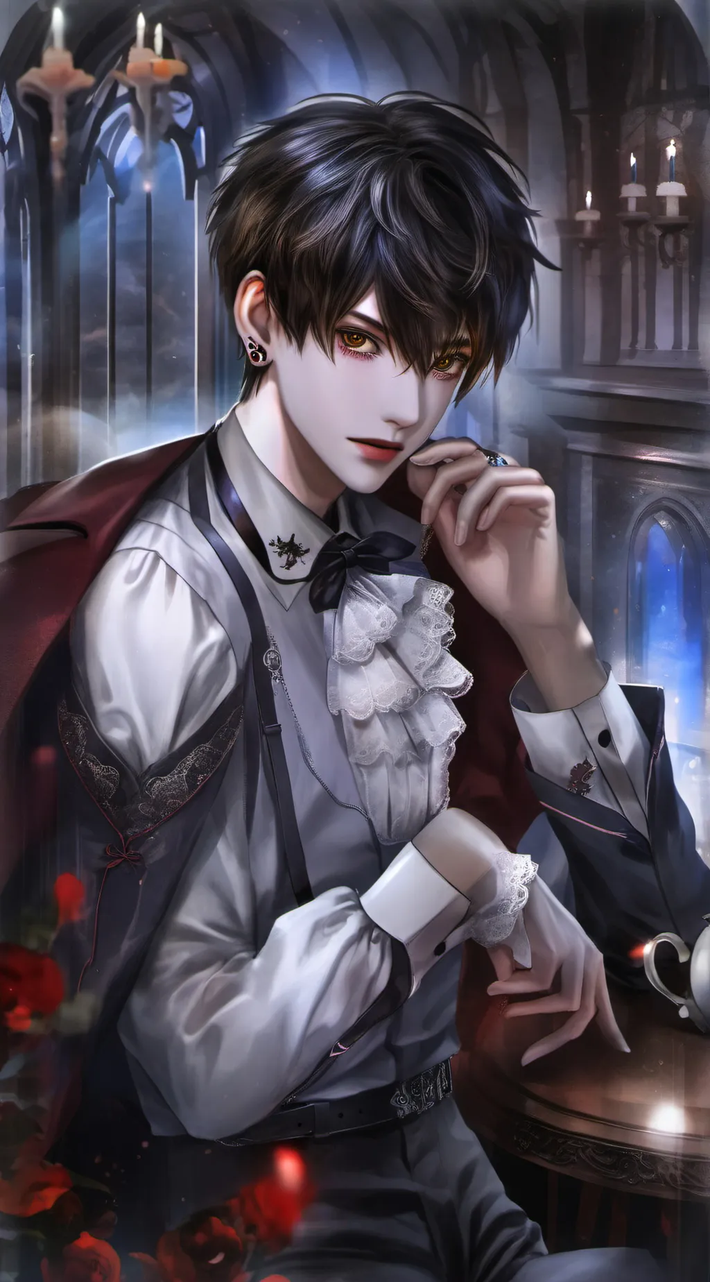 ai character: Justin background