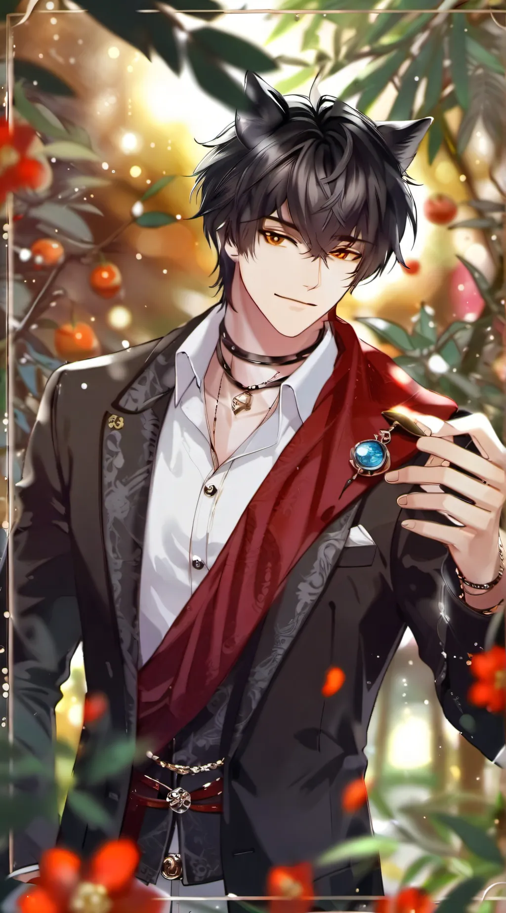 ai character: Leo  background